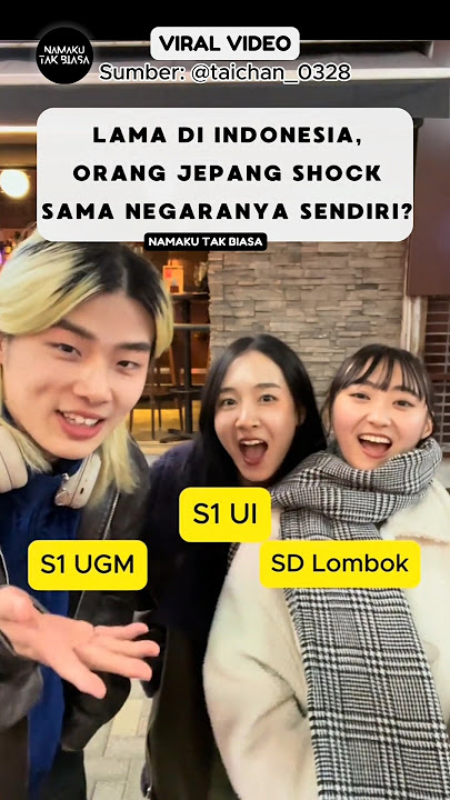 Kebiasaan di Indonesia Bikin Orang Jepang Kaget Sama Negaranya Sendiri‼️ #reaksibule #shorts