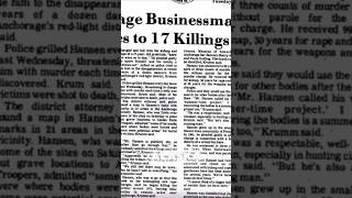 The Killer who literally hunted his victims.