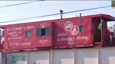 CSX Heritage B&O Caboose + 2nd CSX Train Pass