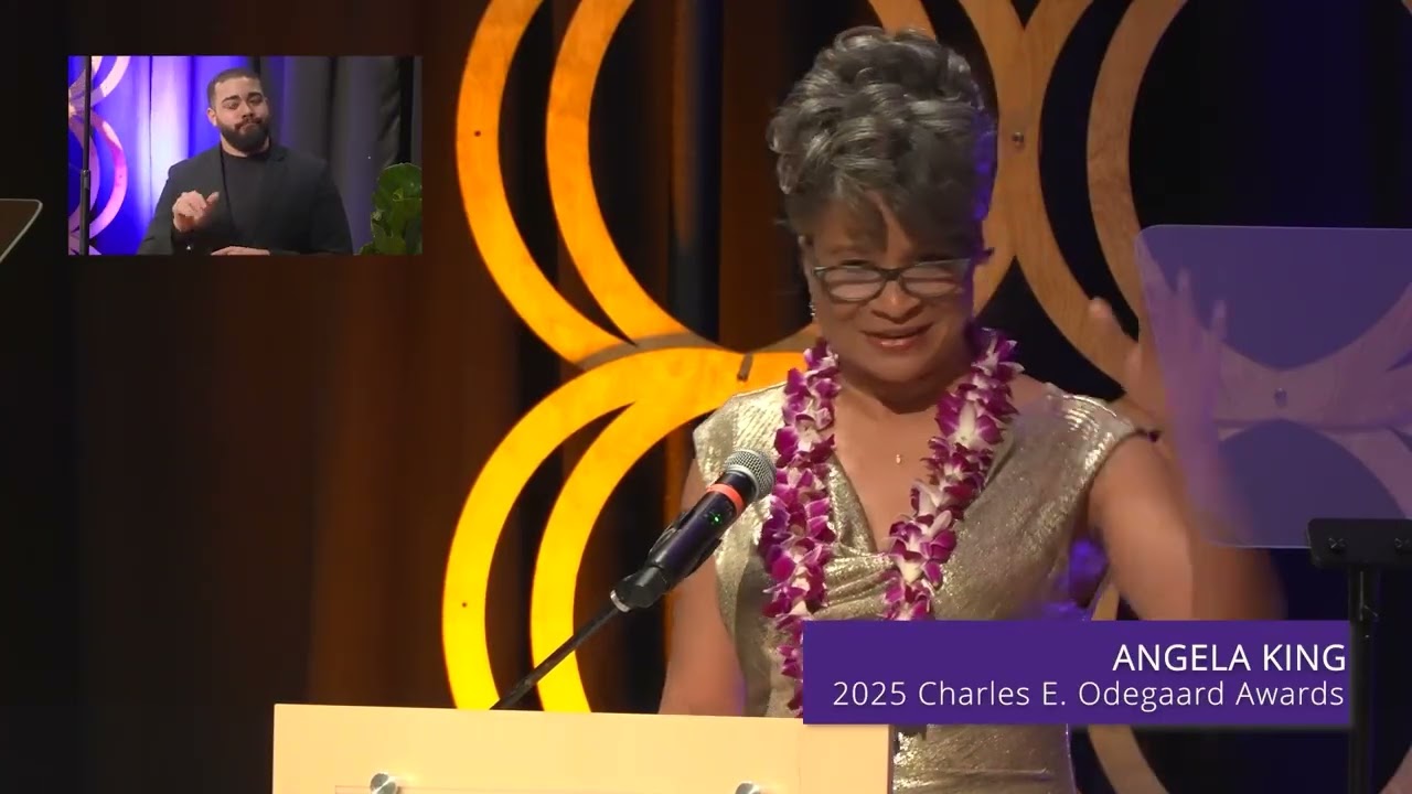 2025 Charles E. Odegaard Award Recipient: Angela King