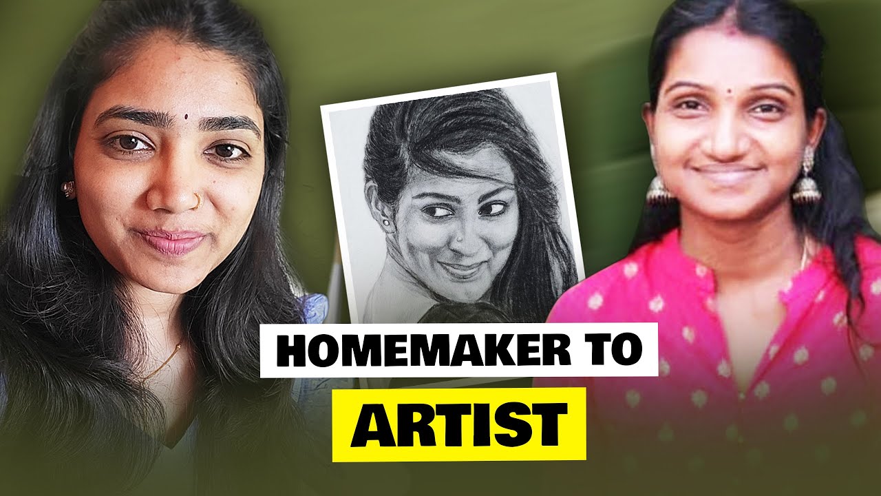 Her Art Journy From Home Maker To Commissioned Artist & Art Teacher in 3 Months