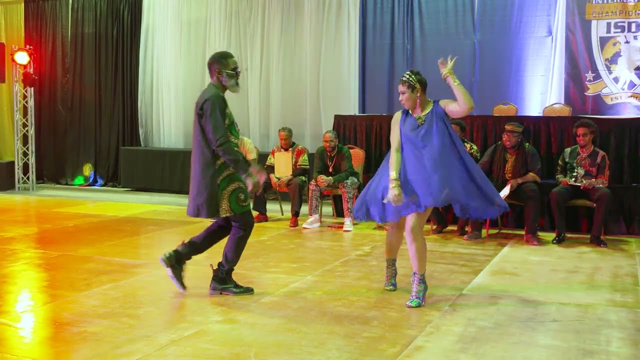 ISDC 2023 - Invitational Jack & Jill, Chicago Stepping - Tori & Choc