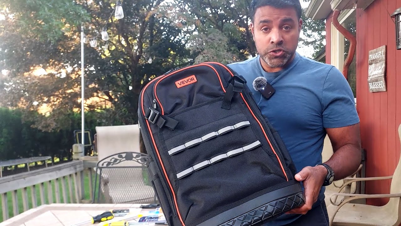 Vevor Tool Backpack Review | 65 Pockets, Heavy-Duty Oxford Fabric + Included Tools