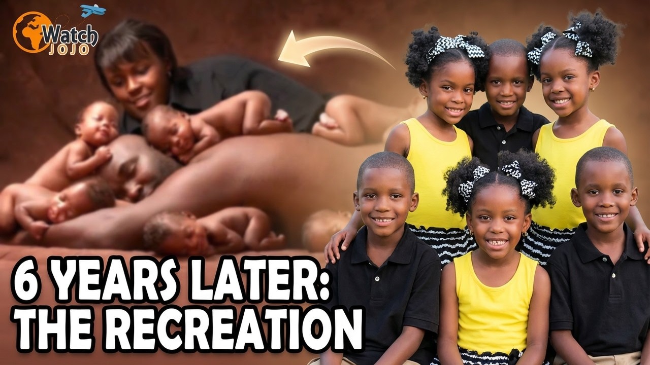 These Sextuplets Shot To Fame With A Priceless Photo  Then 6 Years Later, They Recreated History