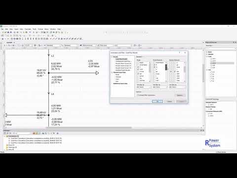 PSS Sincal Power Flow Analysis