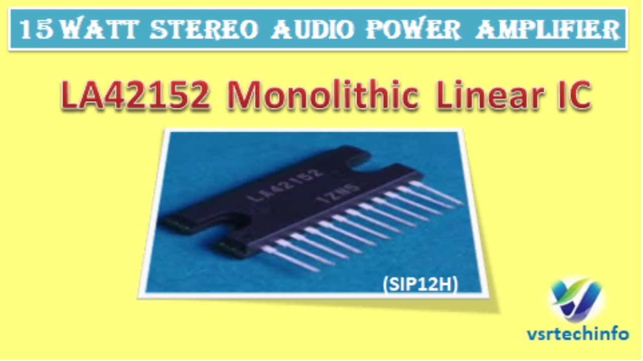How to Make 15W Hi-Fi Stereo Audio Power Amplifier| DIY- LA42152 Stereo ...