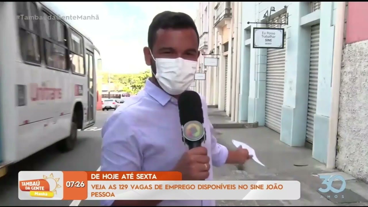 Veja as 129 vagas de emprego disponíveis no Sine João Pessoa - Tambaú da Gente Manhã