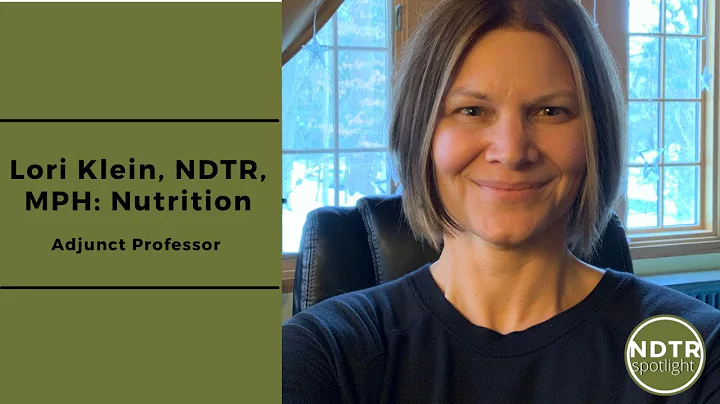 Speaking at FNCE as an NDTR Lori Klein, NDTR, MPH:...