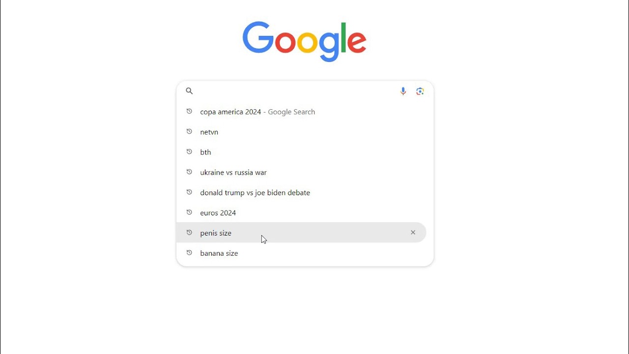How to delete search history on Google