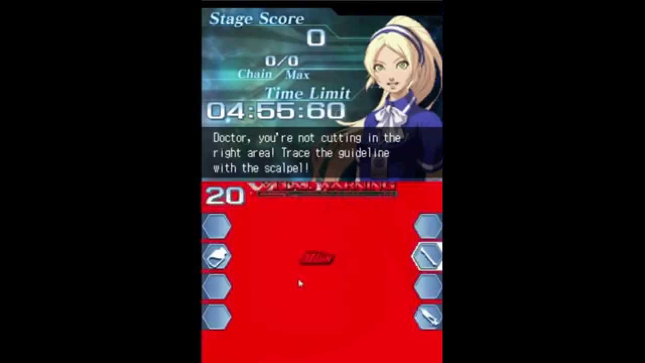 Trauma Center: Under The Knife 2 XS Rank (Operation 1-3: Novice Mistake)