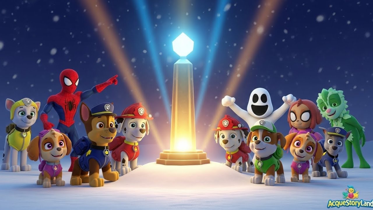 Paw Patrol × Spidey & Friends — The Snowfield Signal Rescue | Bedtime Story