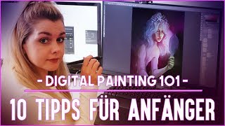 10 Tipps für Anfänger: DIGITALES MALEN UND ZEICHNEN | Timelapse | Deutsch