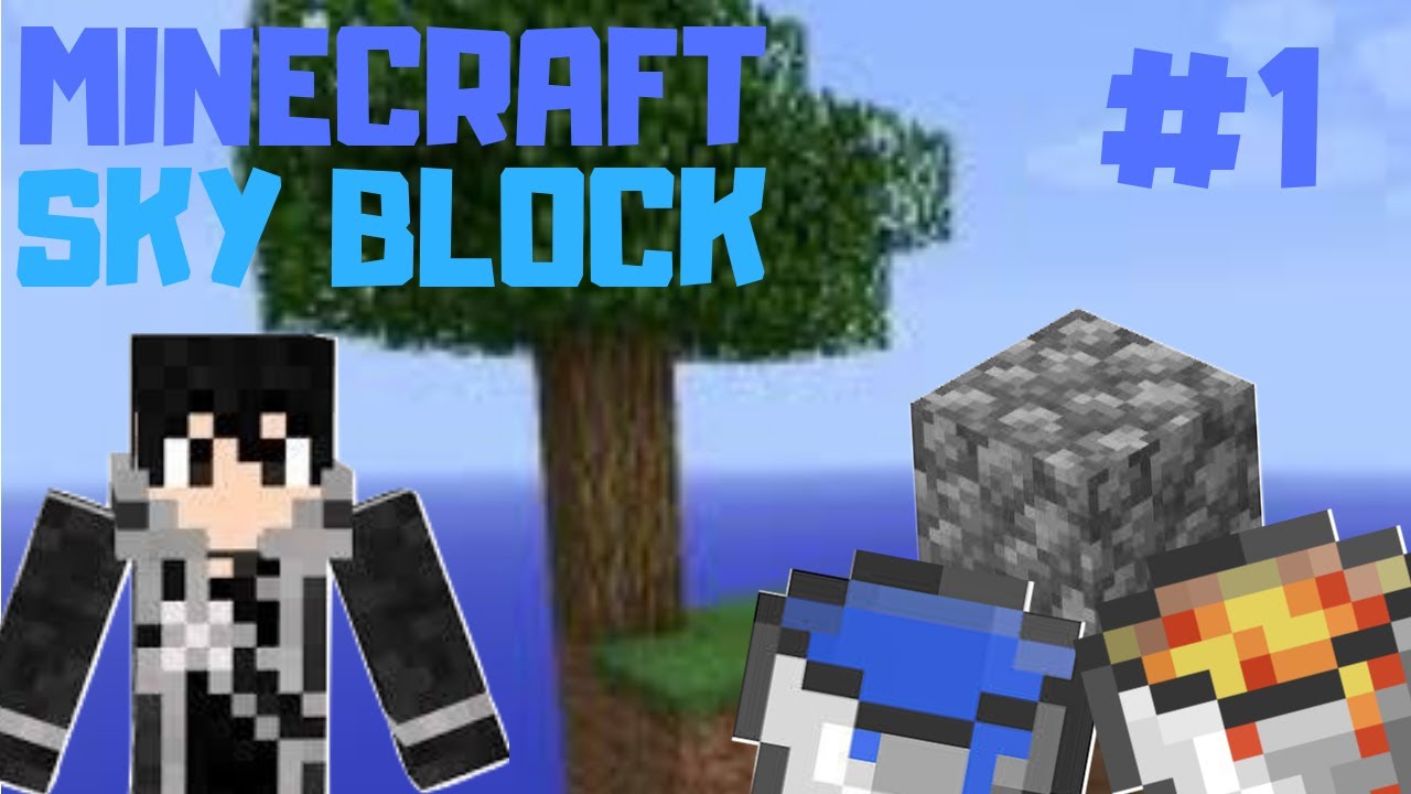 Minecraft Skyblock #1 | COBBLESTONE GENERATOR - YouTube