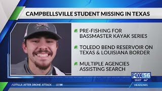 Dive teams search for missing Kentucky college student along the Texas–Louisiana border