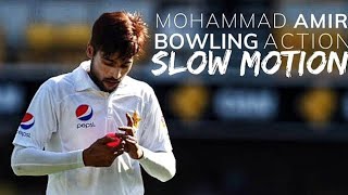 Mohammad Amir Bowling Action Slow-Motion