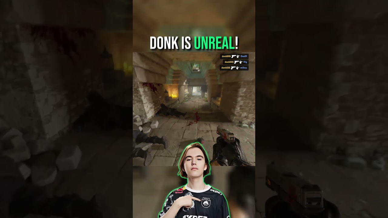 donk's glock masterclass: insane ancient pistol ace 🎯💥