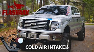 I INSTALLED COLD AIR INTAKE ON MY F150!! 