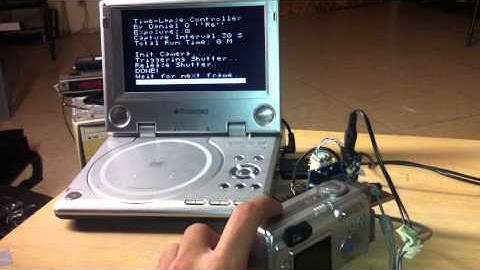 Arduino Time-Lapse Controller Version 2 - TV Out