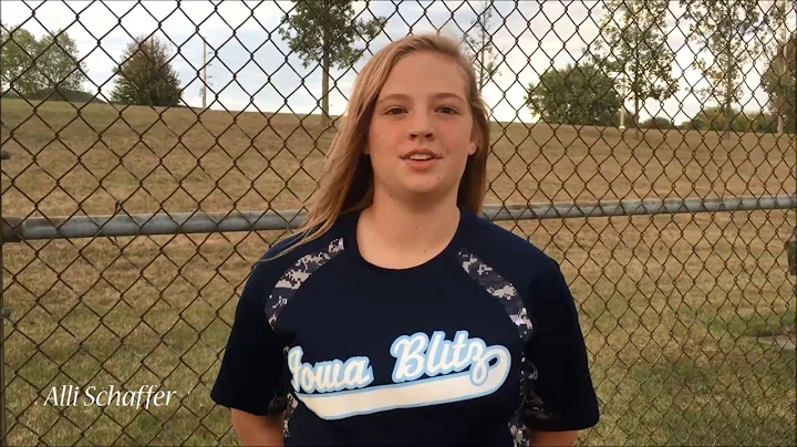 Allison Schaffer Class of 2020 Catching Skills and...