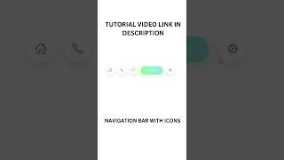 Navigation Bar With Icons Using HTML and CSS #shorts #navbarcss #navigationbar #cssanimation