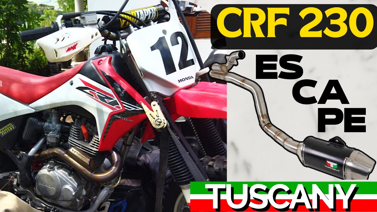 ESCAPAMENTO TUSCANY NO DINAMÔMETRO N A CRF 230 - GANHA OU PERDE CV?!!