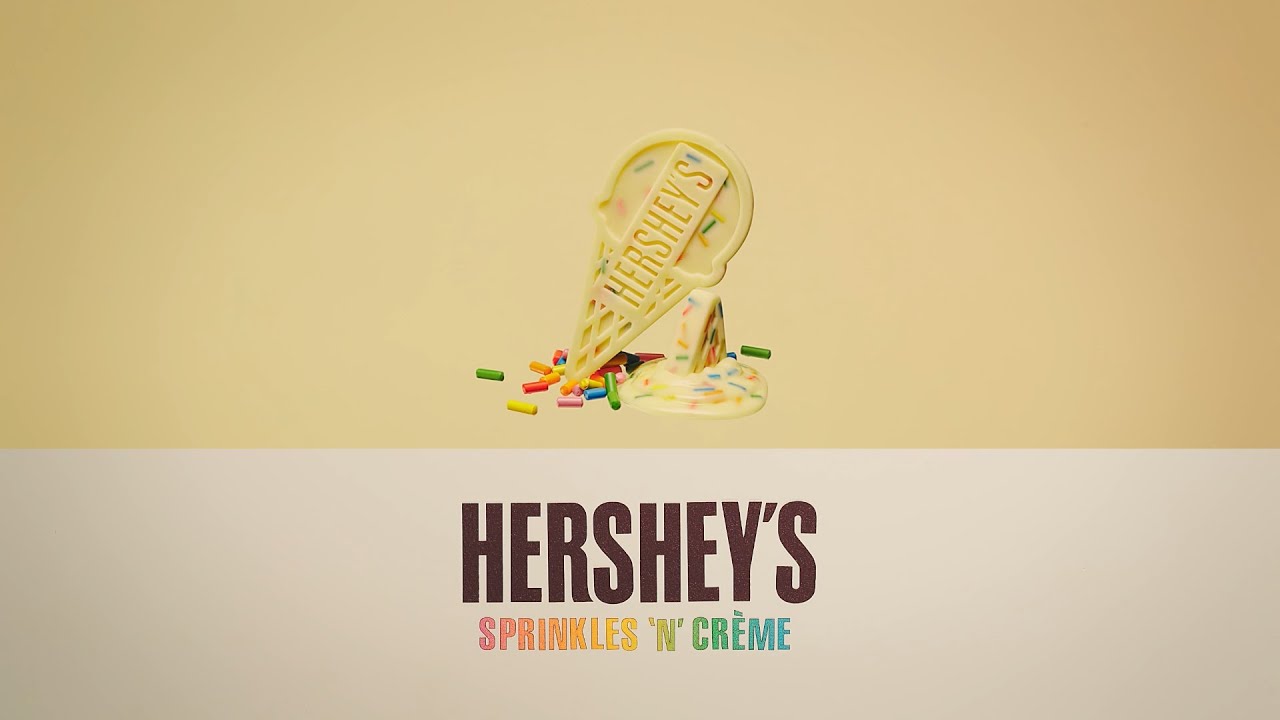HERSHEY'S Ice Cream Shoppe Sprinkles n' Creme Chocolate Bars YouTube
