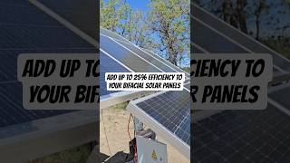 Light reflecting rock pit to help solar panels efficiency by up to 25% #offgrid #ecoworthy #bluetti