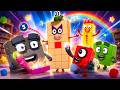 NUMBERBLOCKS Rainbow Party Adventure: Counting Fun with Magical Friends! | Kids Learning Video 🌈✨