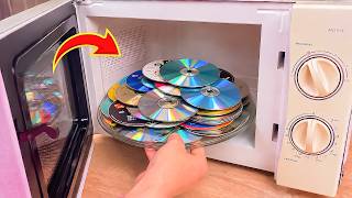 Information Don’t Throw Away Old CDs! Put Them in the Microwave and the Results Will Shock You! 😱 Guide