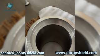 Shielded Stainless Steel Lead Waste Container
