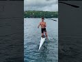 Tricks in a sprint kayak #shorts