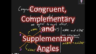 Congruent, Supplementary and Complementary Angles | Geometry | Tagalog Math
