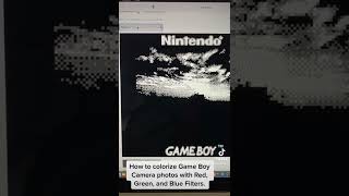How to colorize Game Boy Camera photos with Red, Green, and Blue filters. screenshot 5