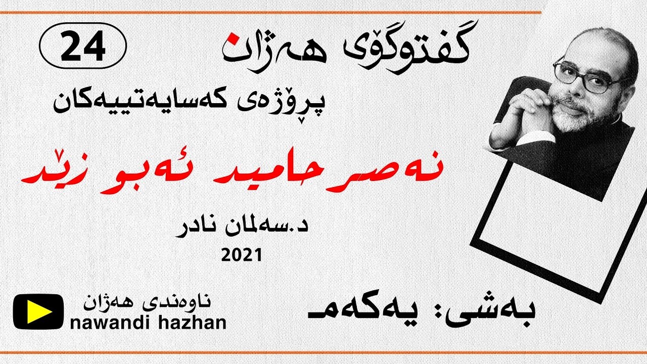 2021:پڕۆژه‌ی که‌سایه‌تییه‌کان: نه‌صر حامید ئه‌بو زێد:به‌شی: یه‌که‌م:پێشه‌کی: د. سه‌لمان نادر