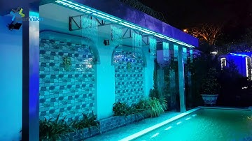 Màn nước nghệ thuật - Digital water curtain - Thi công màn nước