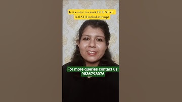 Is it easier to crack ISI B.STAT/B.MATH in 2nd attempt?  #ISIBSTAT #ISIBMATH #StudyMotivation