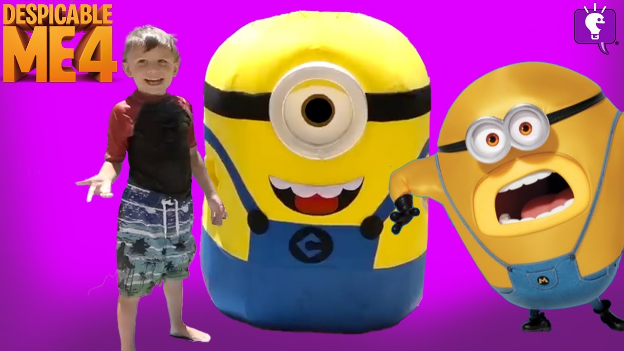 Despicable Me 4 Giant Minion Surprise Egg Part 3 on HobbyFamilyTV