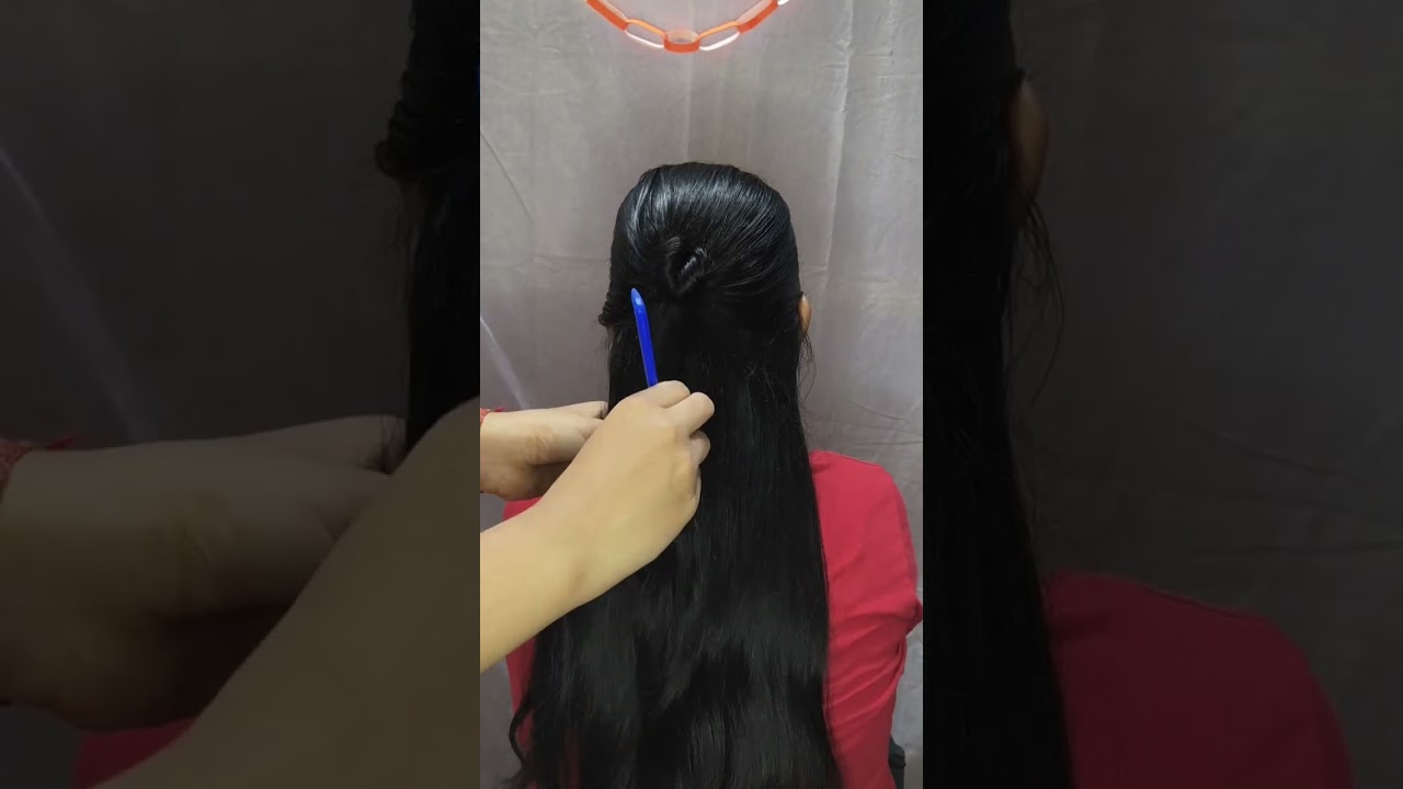 Most easy bun for office in 3mins✨//simple and elegant bun 💕