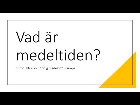 Video: Vad Studerar Medeltidens Historia?