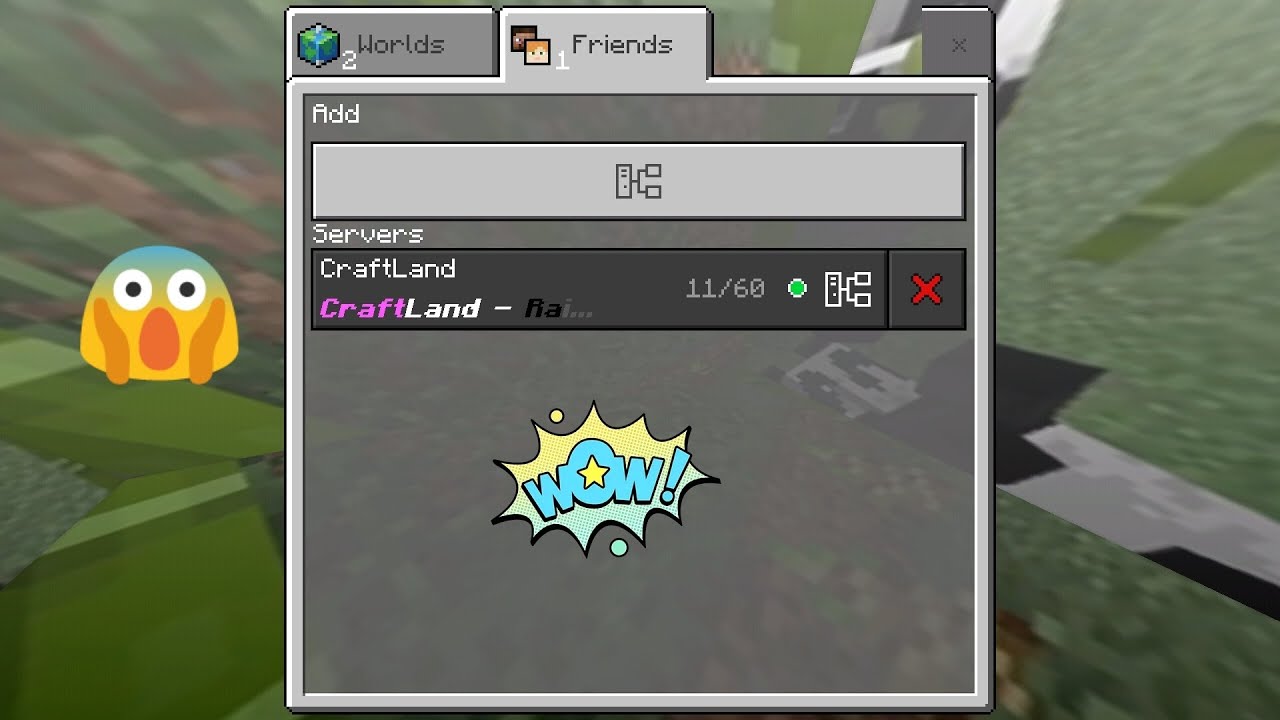 New Survival Server For Minecraft 0.15.10 & Craftsman/CraftLand💯💯 - YouTube