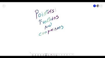 Advanced Programming Concepts using C++ - Pointers: Functions and Comparisons