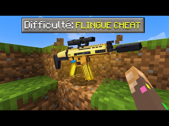 Finir Minecraft mais tout les DROPS sont DES FLINGUES.. (assez wtf)