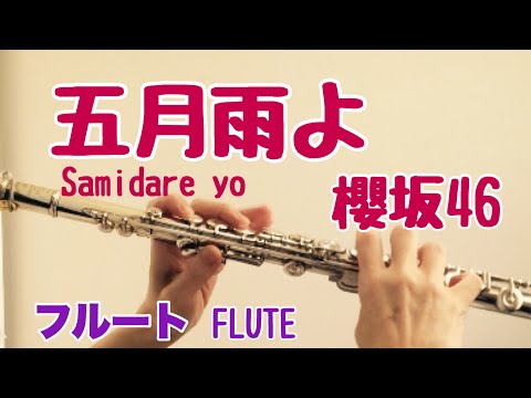 五月雨よ/櫻坂46【フルートで演奏してみた】"Samidare yo" Sakurazaka46