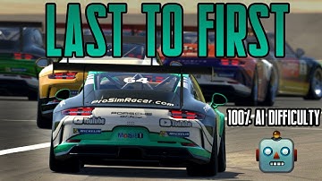 iRacing: 100% AI - LAST TO FIRST CHALLENGE!