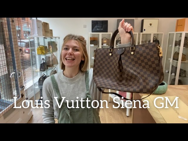 Louis Vuitton Siena GM Damier Ebene Satchel or Shoulder Bag - A