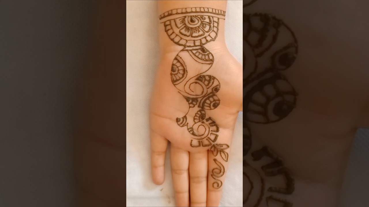 simple and easy mehndi 