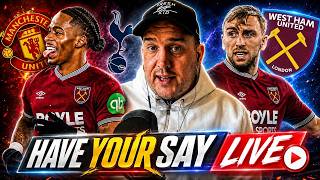 Crysencio Summerville £50m Tug Of War 💥 Should Bowen Be Captain Next Season 🤔 LIVE Have Your Say