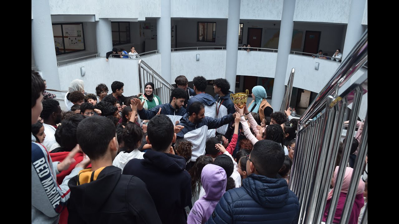 Chaleureux accueil de nos champions à School Academy 🏆Championnat National Scolaire - Basketball3X3