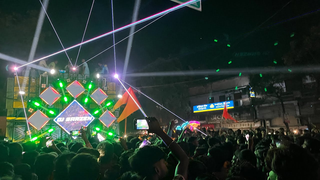 Dj SarZen Dhanbad Bank More || 🔱 Mahashivratri Roadshow ⚡️