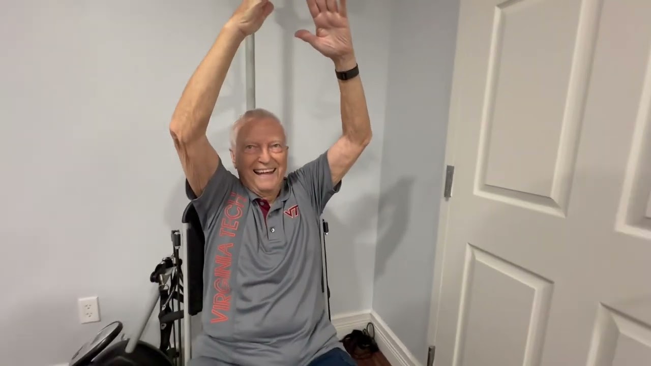 Chair Yoga with Danielle and our Assisted Living Residents 